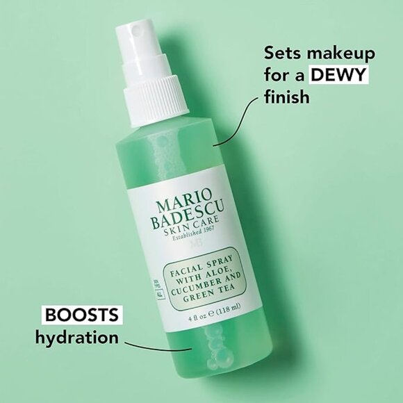 Mario Badescu Skin Care Facial Spray with Aloe Cucumber And Green Tea 4 Fl Oz - Picture 2 of 5